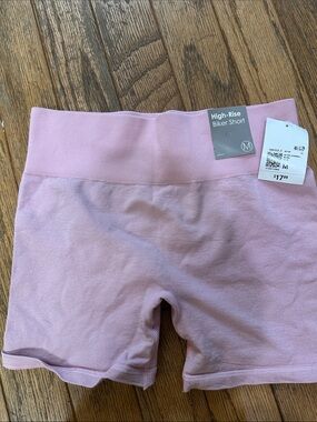 Forever 21 Dusty Pink High-Rise Biker Shorts